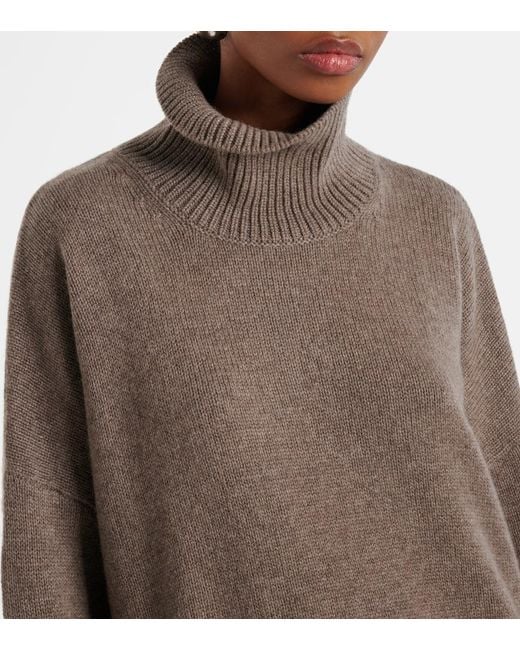 Lisa Yang Brown Heidi Cashmere Sweater