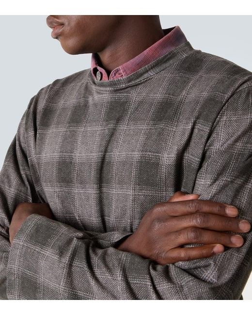 Our Legacy Longsleeve Box Aus Baumwoll-Jersey in Gray für Herren