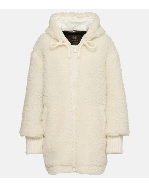 Goldbergh Natural Mantel Isabelle Aus Teddyfleece