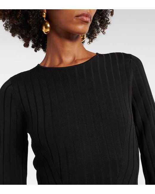 Jonathan Simkhai Blue Sharron Fringed Midi Dress