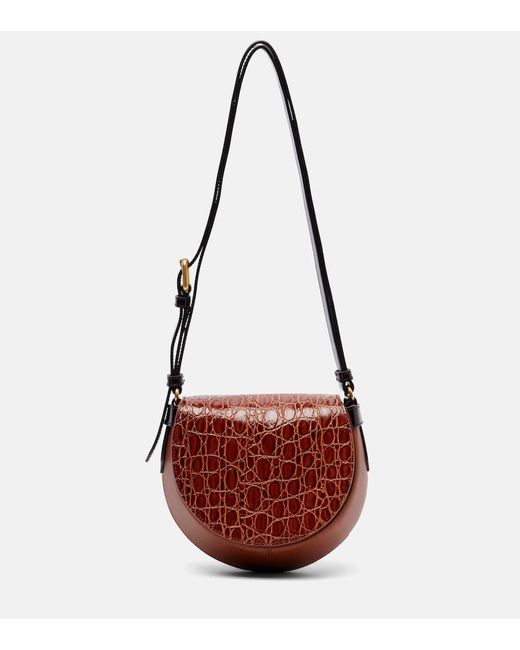 Dries Van Noten Red Tasche Aus Leder