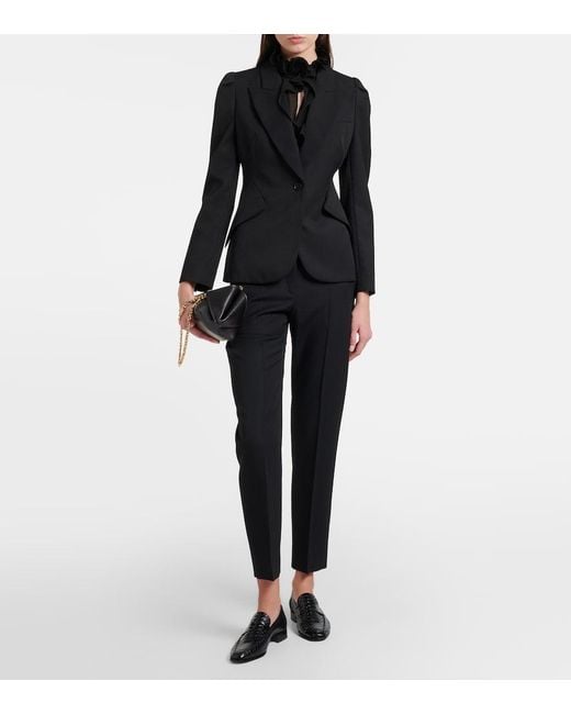 Paris Texas Black Vincent Croc-Effect Leather Loafers