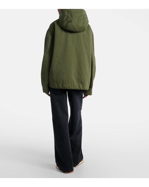 Loewe Green Set Aus Weste Und Jacke Aus Canvas