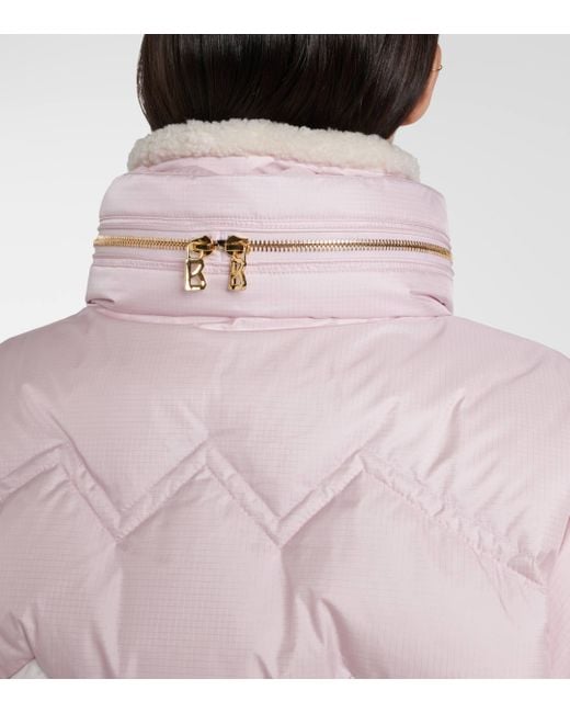 Bogner Pink Vanja Chevron Ski Jacket