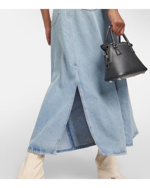Falda Larga En Denim MM6 by Maison Margiela de color Blue
