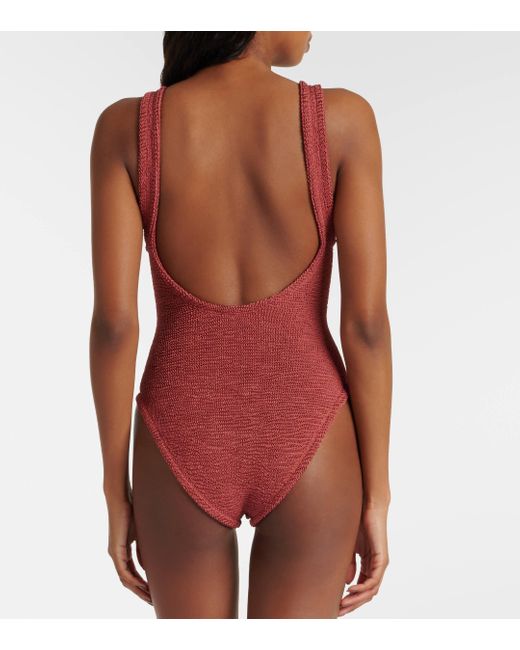 Hunza G Red Domino Swimsuit