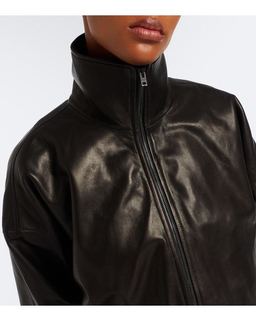 Acne Black Leather Jacket
