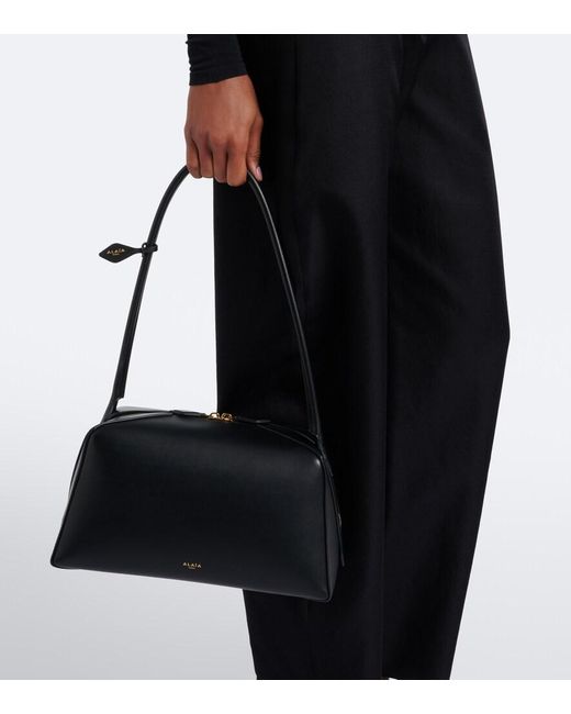 Alaïa Black Le Bouledogue Medium Leather Shoulder Bag