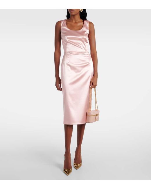Borsa A Tracolla Sicily Small di Dolce & Gabbana in Pink