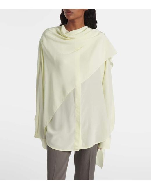 Blusa Kiki di Calvin Klein in Natural