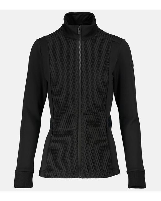 Fusalp Black High-neck Zipped Jacket