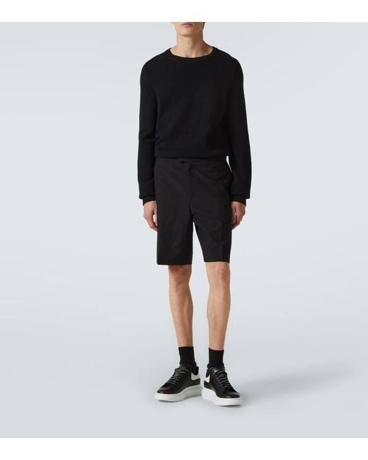 Alexander McQueen Black Neakers Oversized De Piel for men