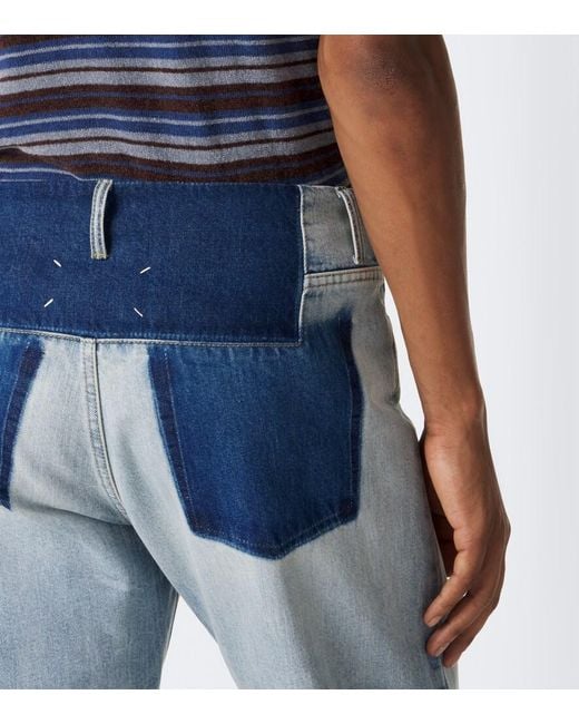 Maison Margiela Blue Straight Jeans for men