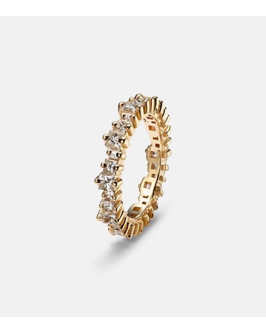 Suzanne Kalan White Milli 18Kt Tech Ring Jackets With Diamonds