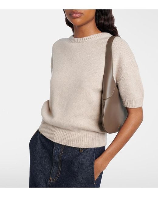 Khaite Natural Golden Cashmere Sweater