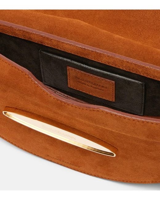 Zimmermann Brown Wavelength Suede Tote Bag