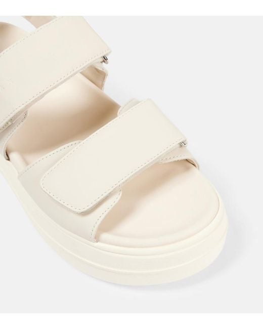 Hogan Natural H680 Leather Sandals