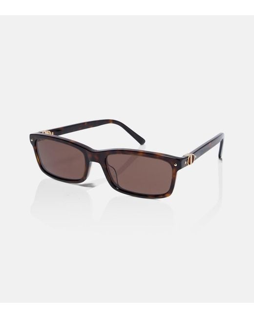 Dior Brown Petit Cd S1I Square Sunglasses