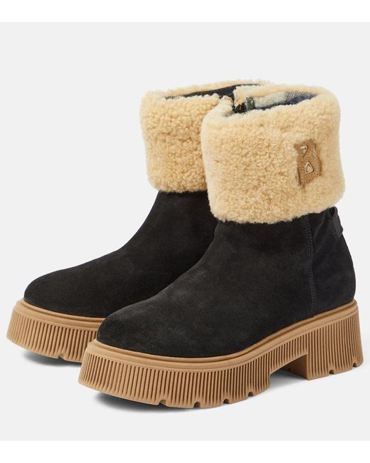 Botines Turin 2B De Ante Con Borrego Bogner de color Black