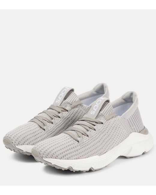 Tod's White Sneakers Aus Strick