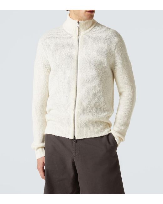 Thom Sweeney Jacke Aus Einem Wollgemisch in White für Herren
