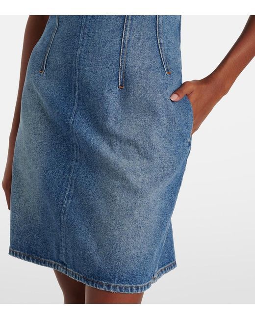 Stella McCartney Blue Denim Minidress