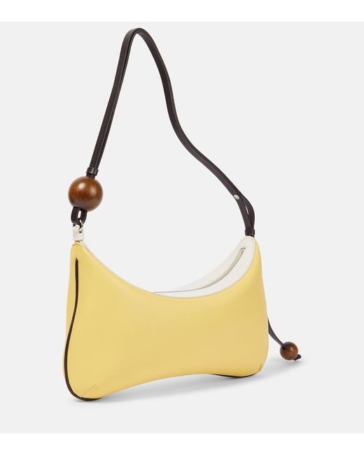 Jacquemus Metallic Schultertasche Bisou Large Aus Leder