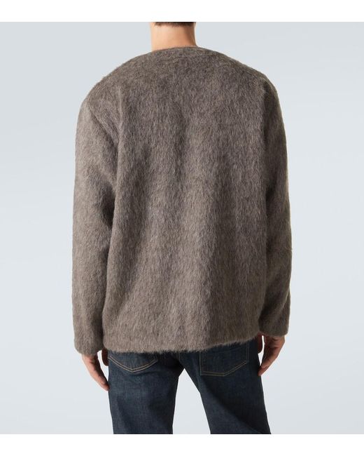 Our Legacy Brown Buttoned Cardigan for men