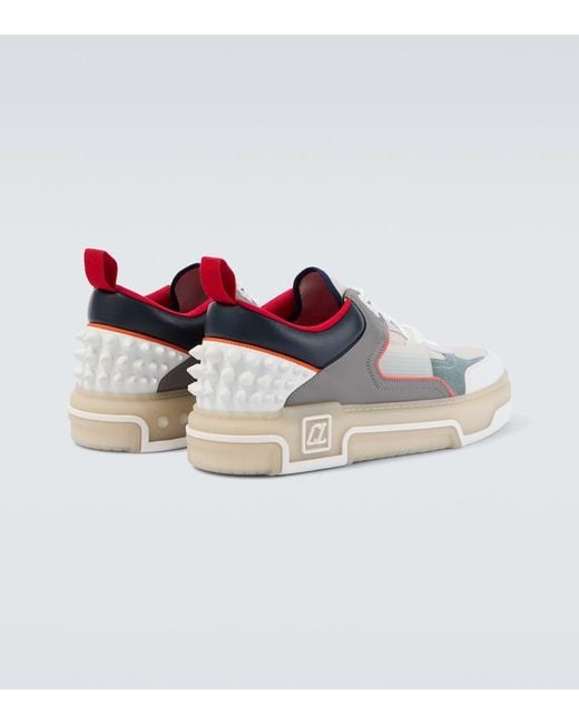 Christian Louboutin Gray Albatre/Smoke Astroloubi Sneakers for men
