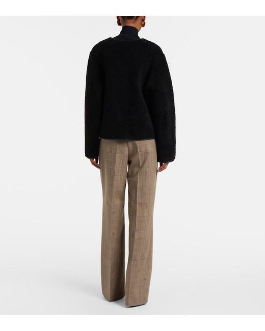 Blazé Milano Black Gliss Reversible Shearling Jacket