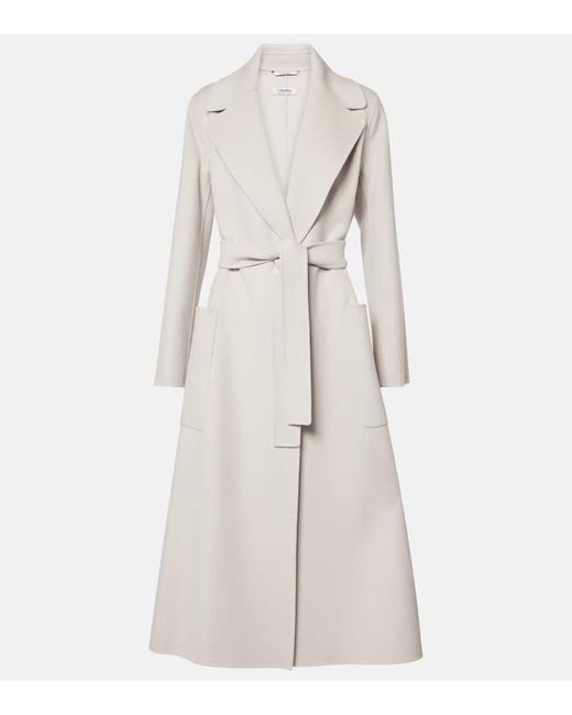 Manteau Cache-Cour Paolore En Laine Max Mara en coloris Natural