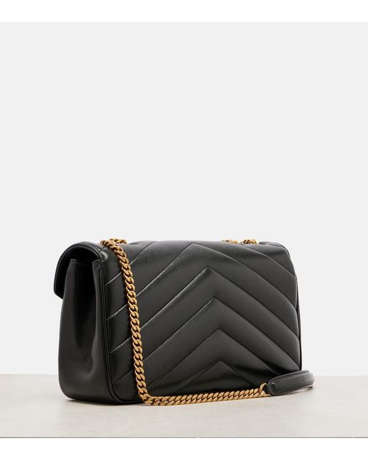 Saint Laurent Black 'Loulou' Medium Shoulder Bag