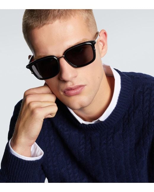 Dior Brown Diorblacksuit S18U Square Sunglasses for men