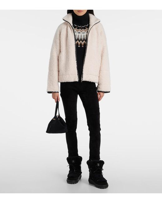 Bottines Apres-Ski Chamonix En Daim Et Shearling Bogner en coloris Black