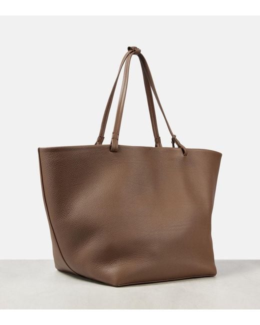 Tote Park Xl De Piel The Row de color Brown