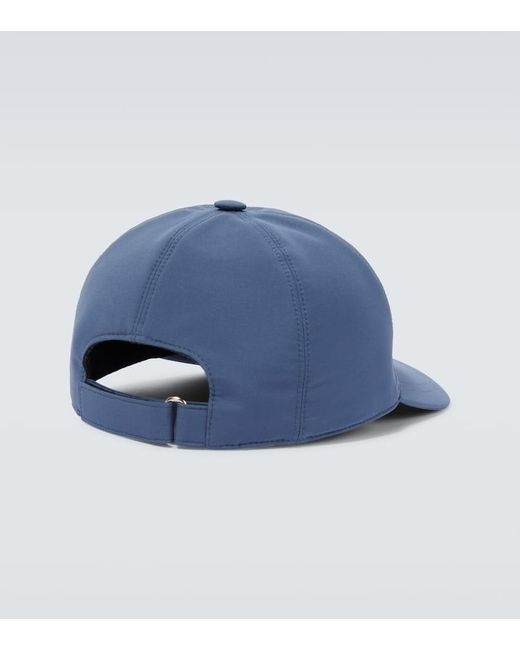 Cappello da baseball con ricamo di Brioni in Blue da Uomo