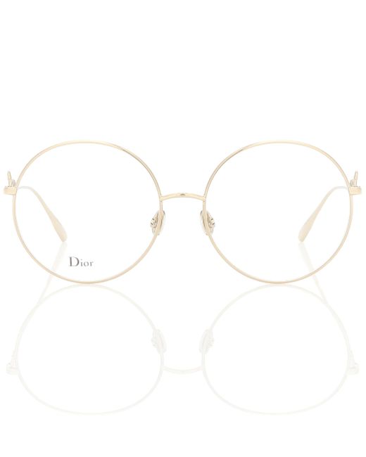Dior Metallic Diorsignature02 Round Glasses