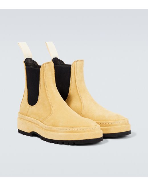 Les Chaussures Bricolo Suede Boots in Brown - Jacquemus
