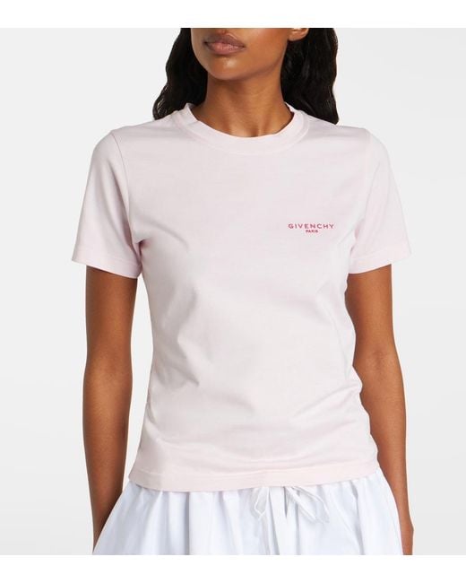 Givenchy Pink Cotton Jersey T-Shirt