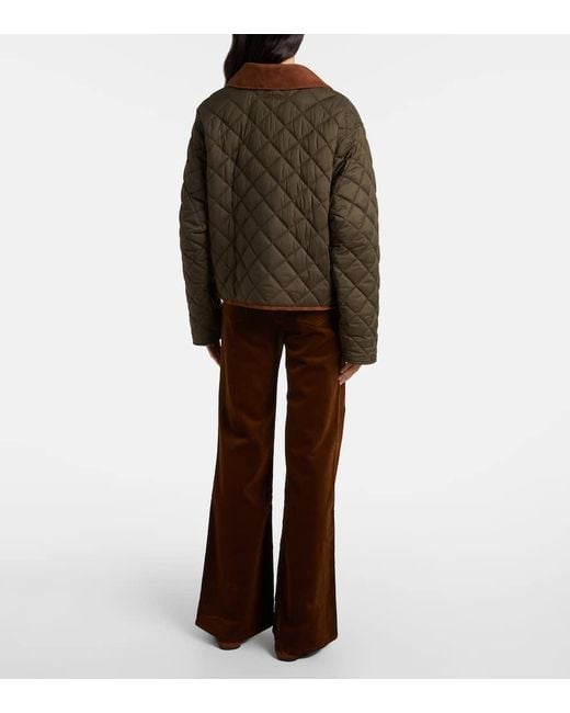 Citizens of Humanity Brown Kimberly Cotton Corduroy Flared Pants