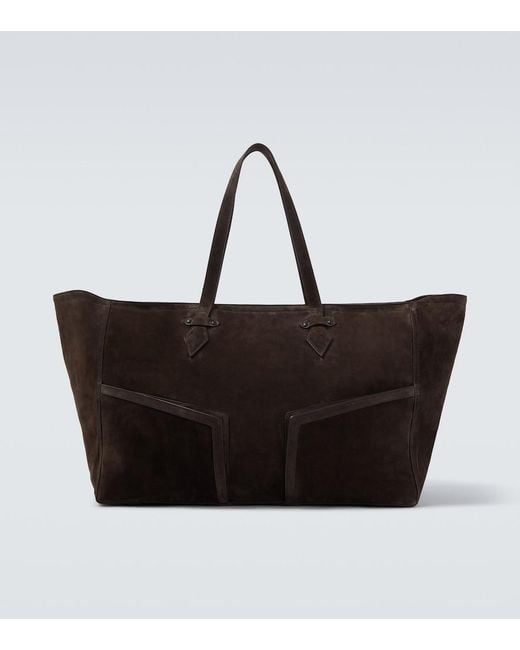 Metier Black Sergeant Suede Duffel Bag for men