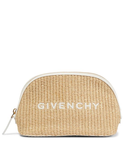Givenchy Natural G-essentials Raffia-effect Pouch