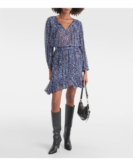 Isabel Marant Blue Daytonea Printed Blouse