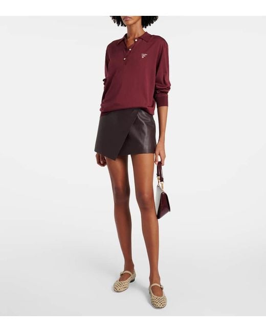 Le Monde Beryl Natural Woven Leather Ballet Flats