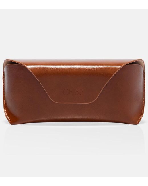 Chloé Pink Fashion Show Cat-Eye Sunglasses