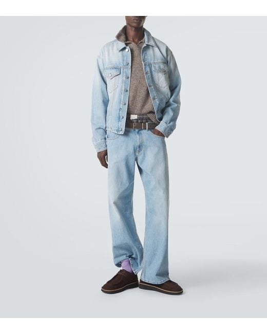 ERL Gray Wool-Blend Sweater for men