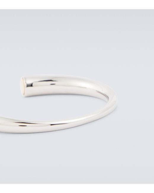 Bracelet a logo Saint Laurent pour homme en coloris White