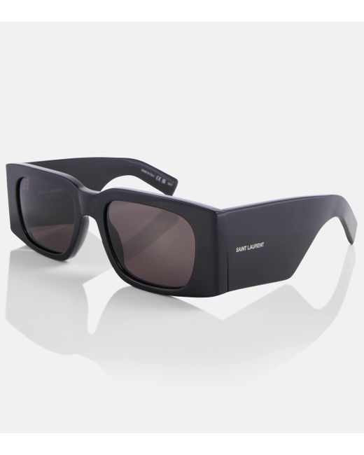 Saint Laurent Brown Sl 654 Rectangular Sunglasses