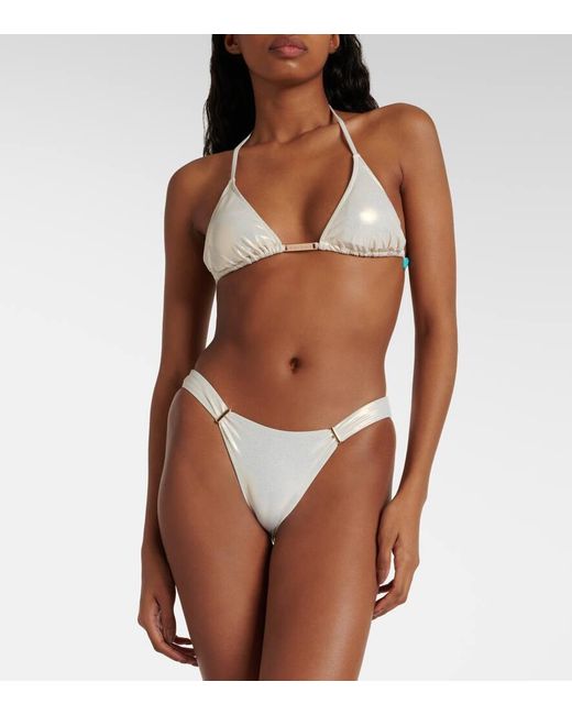 Melissa Odabash White Bikini-Hoeschen Martinique