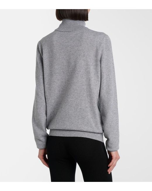 SAINT LAURENT ニット ウール カシミヤ XS グレー 無地. Saint Laurent Cashmere Turtleneck Sweater in Grey | Lyst UK